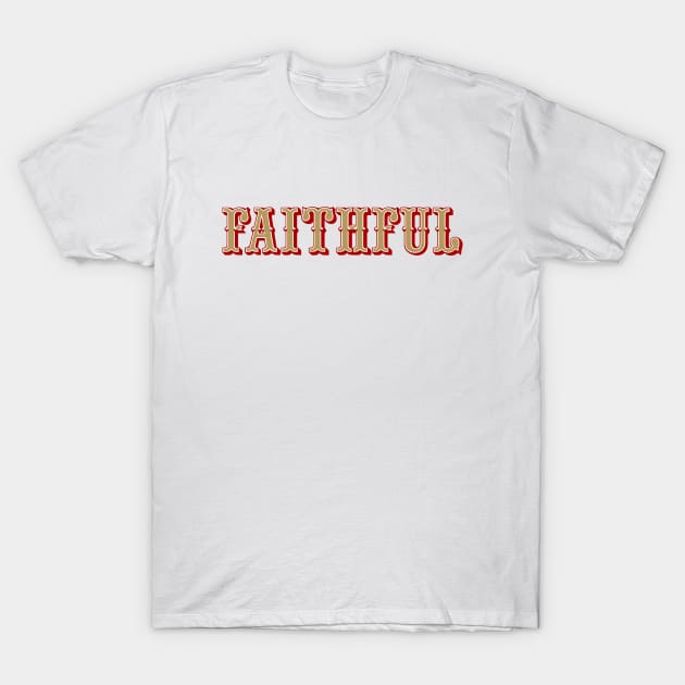 San Francisco Faithful - White T-Shirt by KFig21